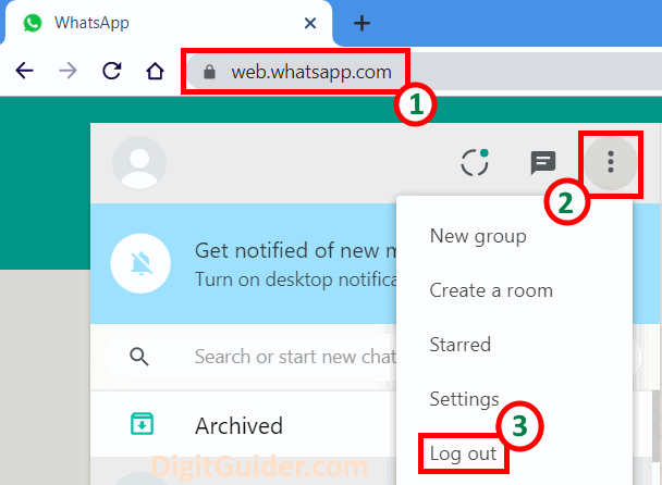 logout web whatsapp