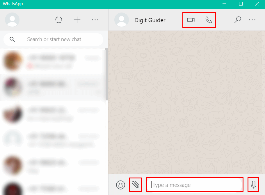 video call on WhatsApp Desktop App