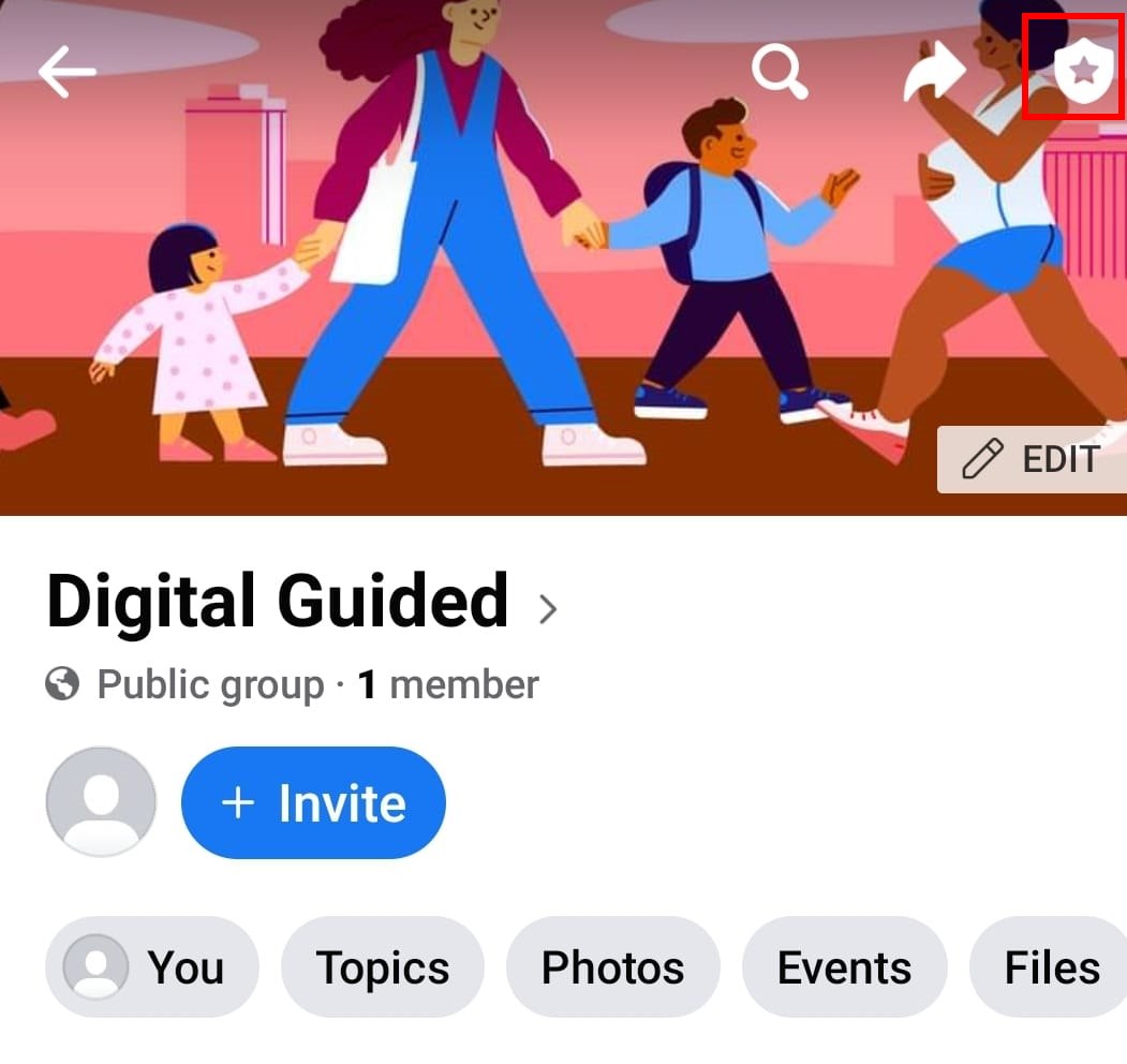 Facebook group settings