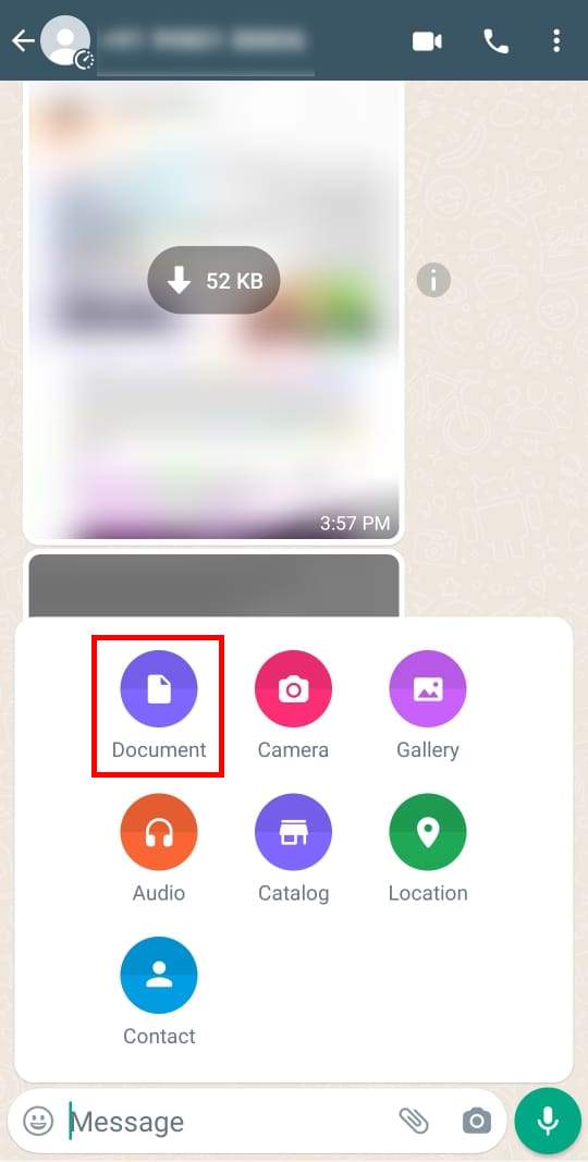 Send WhatsApp Photos With Original Quality