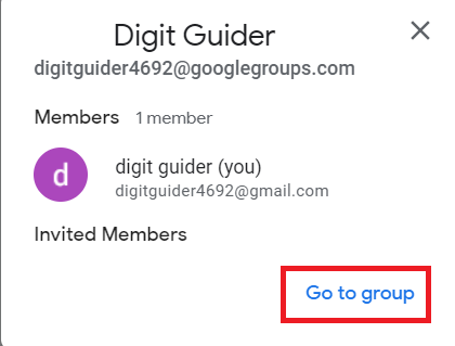 How to Create a Google Group